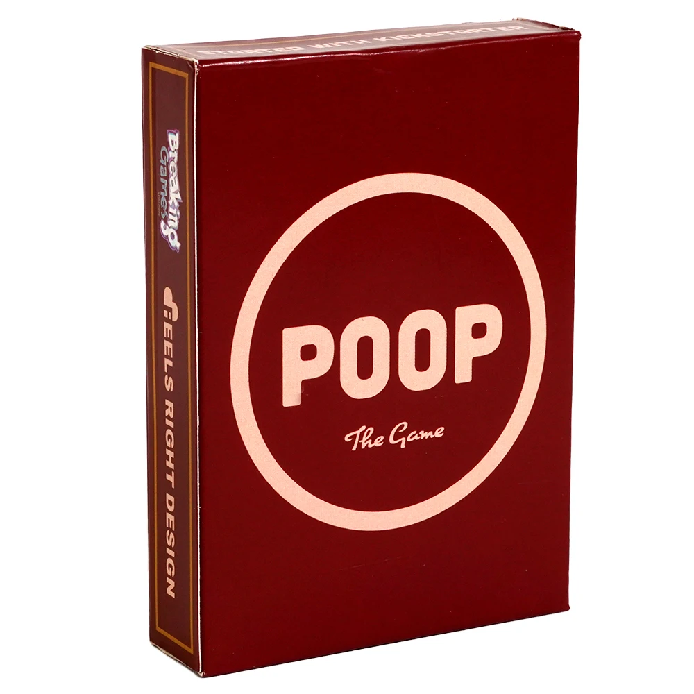 Jeu de cartes POOP, première édition, jeux de société adaptés à la famille, jeux pour adultes pour la nuit, jeu de cartes Funparty