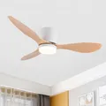 Ventilateur de plafond LED DC avec télécommande lampe sol inférieur maison ventilateur de patch