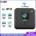 Router MiFi KuWFi 5G Wi-Fi6 AX3000 Router mobile portatile Wireless Dual Band WiFi eSIM Router da