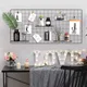 Eisen nordischen Home Wand halter Ins Dekoration Gitter Dekor Foto rahmen Postkarte DIY Wand kunst