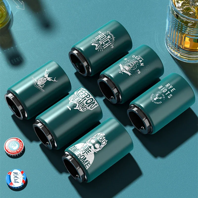 Edelstahl Bier Flasche Opener Automatische Drücken Bier Soda Kappe Rotwein Flasche Opener Bar Liefert Küche Werkzeug