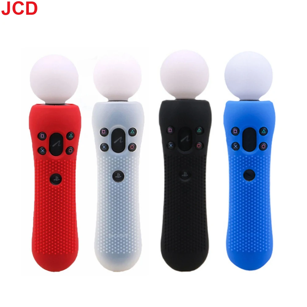 JCD PS VR Move Skin für S PSVR Controller Silikonkautschuk Anti-Rutsch-Schutzhülle für PS4 VR Motion Console Image