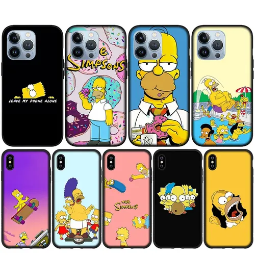 Die Simpsons Bart Simpson Weichen Gehäuse für iPhone 14 13 12 Mini 11 Pro XS Max X XR 6 7 6S 8 Plus