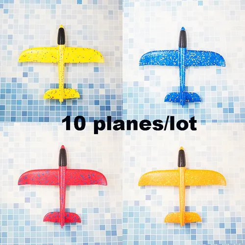 Schaum Hand Werfen Flugzeuge Spielzeug 37cm 48cm Flug Modus Segelflugzeug Trägheit Flugzeuge Modell