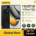 Global rom realme 11 pro plus 5g smartphone android handys mtk 120 1tb rom 12gb ram hz fhd 200mp ois
