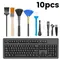 10 in 1 universelle tragbare Reinigungs bürste für PC Laptop Computer Tastatur Handy Kamera Bürste