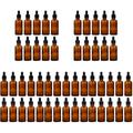 50 pcs Portable Glass Essence Liquid Bottles Empty Body Oil Dropper Bottles