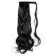 2 Pieces Curly Wig Ponytail Hair Extension Long Hairpiece Natural Headband One-piece Straight Braid Wigs Women s