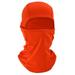 Viworld Ski Mask Summer Balaclava Full Face Mesh Quick Dry Full Face Balaclava Motorcycle Helmet Liner-Orange