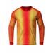 iiniim Kids Soccer Jersey Boys Goalkeeper Shirt with Chest Elbow Pads Compression Undershirt Football Training Size 5-14 Red&Yellow 5-6