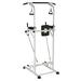 Home Gym Power Tower Dip Station Chin Up Bar Power Tower Pull Push Home Gym Black Adjustable Height