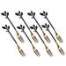 8 Pcs Stainless Steel Fruit Fork Party Dessert Forks Flatware Buffet Serving Utensils Appetizer Household Pasta