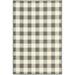 The Gray Barn Style Haven Gingham Check Indoor/Outdoor Area Rug.. Grey 7 10 x 10 10 Stain Resistant 8 x 10 Outdoor Indoor Living Room Patio