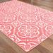 Havenside Home Style Haven Port Clarence Floral Medallions Area Rug by Pink/Cream 9 10 x 12 10 10 x 14 Outdoor Indoor Patio