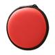 Headphone case portable headphone pouch for headphone earbuds headphone SD memory card camera chip - red
