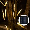 LED Lights ZKCCNUK 6.5m 30 Lights Bubble Column Lantern String Lights Outdoor Garden Courtyard Decoration String Light Strip Decor for Room Bedroom Outdoor on Clearance