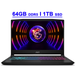 MSI Katana 15 Premium Gaming Laptop 15.6 FHD IPS 144Hz Intel 10-Core i7-12650H Processor 64GB DDR5 1TB SSD GeForce RTX 4070 8GB Graphic Backlit USB-C Nahimic Win11 Black