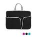 PULLIMORE 11-15 Inch Portable Protective Slim Laptop Padded Carrying Bag for Macbook Apple Samsung HP Acer Lenovo Laptop (Black)