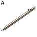 1Pcs Mini Pure Titanium Pen Outdoor Camping Portable Equipment EDC Gadget Metal Ballpoint Pen Sign Pen Writing Tool M2N1