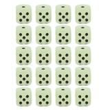 20pcs Multi-use Party Game Luminous Dices Creative Six-sided Digital Dices Toys