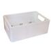 Foldable Storage Basket Multifunctional Storage Box Storage Case Office Storage Case Sorting Storage Container Stackable Books Holder for Home Living Room Use White