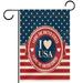 I Love USA American Flag Stripe Star Pattern Garden Banners: Outdoor Flags for All Seasons Waterproof and Fade-Resistant Perfect for Outdoor Settings