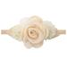 Baby Girl Pearl Fabric Artificial Flower Headband Nylon Elastic Hair Band Newborn Infant Photography Props Baby Accessories