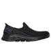 Skechers Women's Slip-ins: GO WALK 7 - Mia Slip-On Shoes | Size 8.5 | Black | Textile/Synthetic | Vegan | Machine Washable