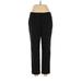 Talbots Dress Pants - High Rise: Black Bottoms - Women's Size 8 Petite