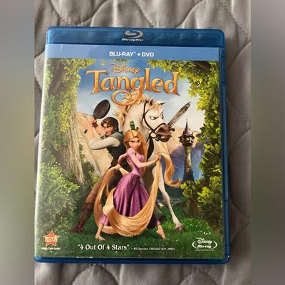 Disney Media | Tangled Blu Ray Dvd | Color: Tan | Size: Os