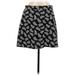 H&M Casual Skirt: Black Print Bottoms - Women's Size Medium