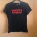 Levi's Tops | Levi’s Women’s Short Sleeve Tee Size Medium | Color: Black/Red | Size: M