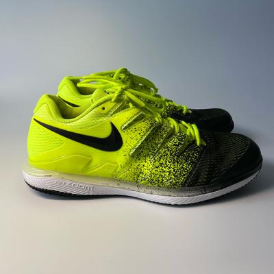 Nike Shoes | Size 13 - Nike Air Zoom Vapor X Hc Volt Black Spray | Color: Green/White | Size: 13