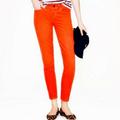 J. Crew Jeans | J. Crew Super Skinny Stretch Toothpick Jean Orange Red Size 32 Tall | Color: Orange/Red | Size: 32