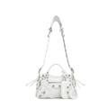 Louis Vuitton Bags | Balenciaga Neo Cagole Xs Handbag With Rhinestone White | Color: Black/Brown | Size: Os