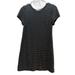 Urban Outfitters Dresses | Maeve Urban Outfitters Shift Dress Xs Black White Stitched Lines Of Dots Stretch | Color: Black/White | Size: Xs