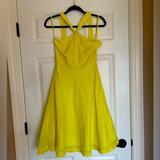 J. Crew Dresses | Euc J. Crew Yellow Seersucker Halter Midi Dress Size 6 | Color: Yellow | Size: 6