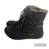 Columbia Shoes | Columbia Women's Minx Shorty Iii Boot Black Size 8 Lace Up Waterproof Fur Lined | Color: Black | Size: 8