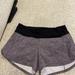 Lululemon Athletica Shorts | Lululemon Athletic Shorts. Black And Grey. Size 6 | Color: Black/Gray | Size: 6