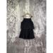 Free People Dresses | Free People Black Lace Sheer Overlay Mini Dress Size 6 | Color: Black | Size: 6