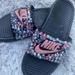 Nike Shoes | Nike Slides | Color: Black/Pink | Size: 8