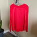 Free People Tops | Euc Free People Sz L Red Long Sleeve Blouse | Color: Red | Size: L