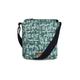 Weird Fish Kait Printed Nylon Cross Body Bag Dark Jade Size ONE