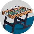 Foosball Table Foldable 47 '', Table Soccer Game Multi Game, Table Top Football Match, Combination Game Tables For Game Rooms, Arcades, Bars, Parties, Family Ni