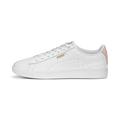 PUMA Women's Vikky V3 LTHR Sneaker, White-Rose DUST Gold, 3.5 UK