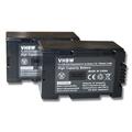 vhbw 2x Battery Replacement for Panasonic VW-VBD20, CGR-D53, CGR-D53A, CGR-D815, VSB0418 for Videocamera (1700 mAh, 7.2 V, Li-ion)