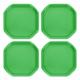 Small Mixing Tray 70cm x 70cm Octagonal Sand Pit Tray concrete and Mortar Mixing Tray Kids Messy Activities Plastic Tuff Spot Board Water Sand Activities Sand Plastering (Set Of 4, Lime Green)