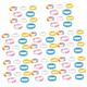 80 Pcs Wristband Christmas Gift Christmas Presents Silicone Bracelet Sports Bracelet Decor Bracelets Mens Rubber Bracelet Rubber Band Bracelet Fashion Unisex Bangle Stylish Bangle