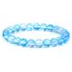 EDMER Women Bracelets Natural 8 Mm Stone Beads Bracelets Men Handmade Elastic Pulsera Jewelry Couple,swan,17cm crystal stone (Color : Moonstone, Size : 17cm)