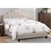 Red Barrel Studio® Marbel Tufted Low Profile Platform Bed Upholstered/Polyester in Brown | California King | Wayfair